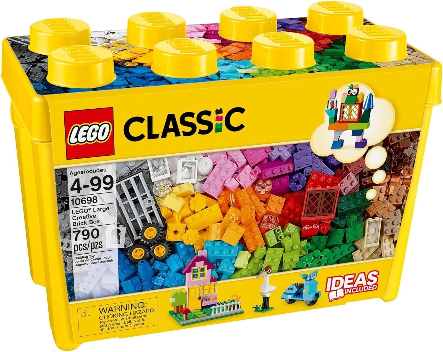 LEGO Classic Large Creative Brick Box 10698 – 790-Piece Creative Building Set